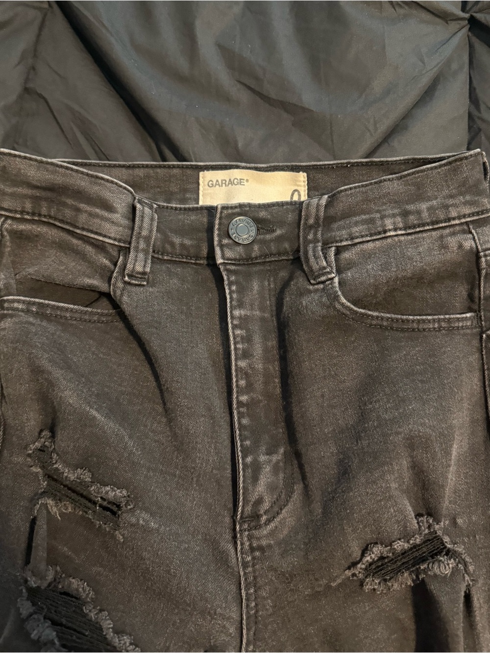 Black Ripped Jeans - Picture 2 of 3